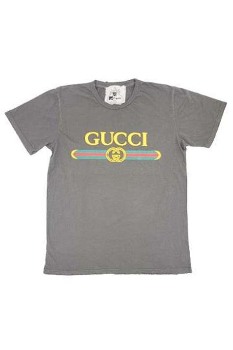 Yo Mama's Bootleg GUCCI Tee in Metal .